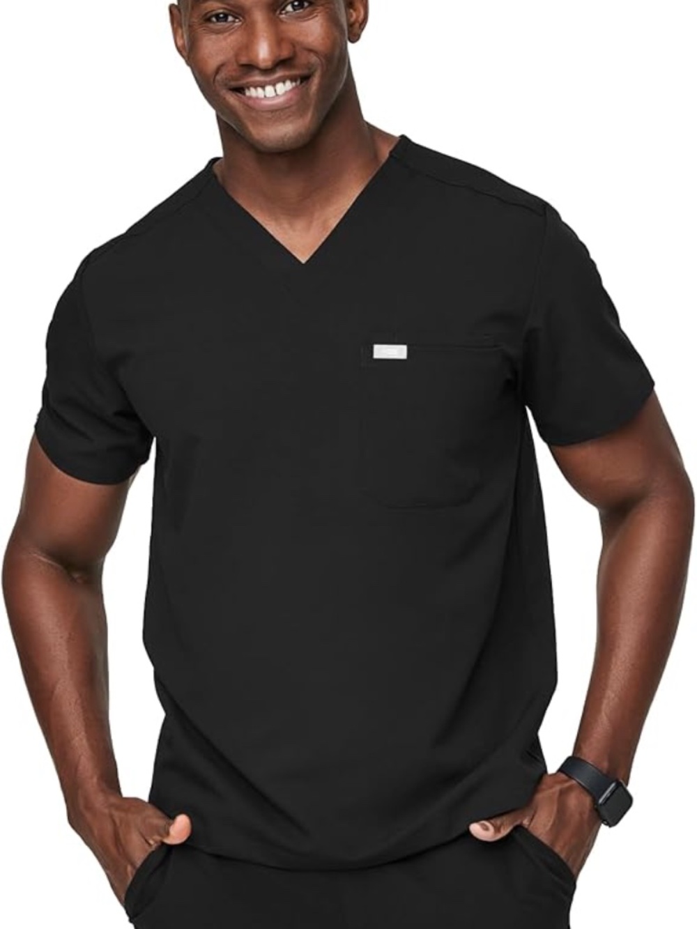 FIGS Leon Scrub Top for Men 3 Pockets Tailored Fit MEDIUM NWT